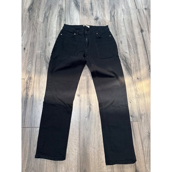 Blue Mountain Womens Black Utility Jeans Size 10 - Picture 1 of 9